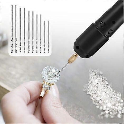 Mini Drill - USB Electric Drill Jade Drop - Off Crystal Pearl Drilling Mini