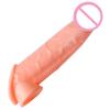 Reusable Penis Sleeve Extender Cock Rings Delay Ejaculation Penis Condoms Dick Silicone Glans Cover Enlargement Sex Toys for Men