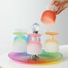 135ml Champagne Flutes Clear High Feet Wine Glass INS Style Gradient Color Goblet  Gift