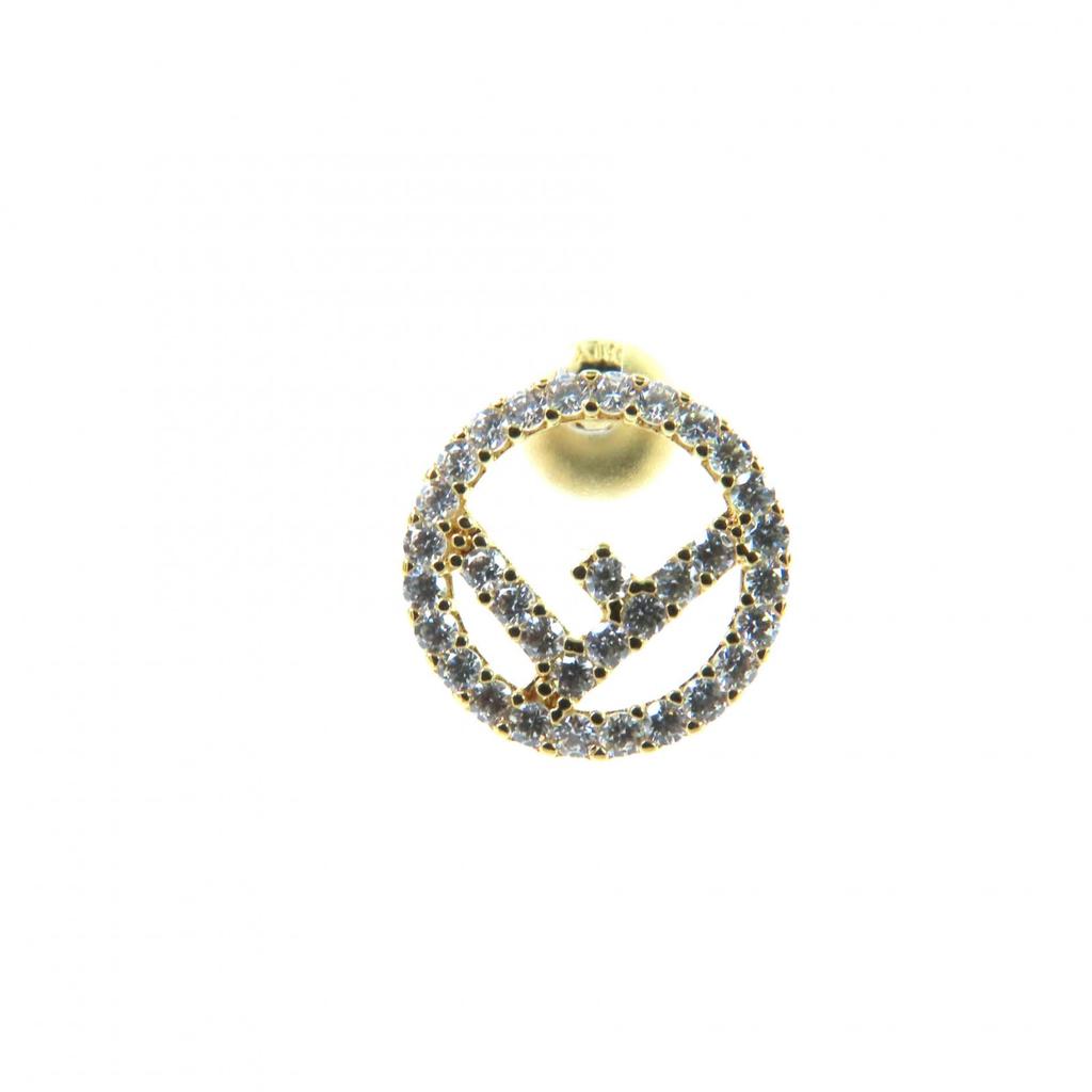 Excellent FENDI Pierce F Is Fendi Pierce Gold Used