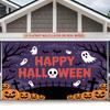 Party Backdrop Halloween Flat Spooky Gothic Skull Pumpkin Birthdays Showers Weddings Photo Booth Decor Front Door Decor