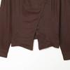 New Fashion Crew Neck Linen Bat Sleeve Double Flap Jacket 2984709
