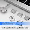 AntiTheft Type C Port Lock USB C port Blockers Data Protections with Detachable Seal Key Corrosion Resistant Metal Design