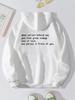 Women's Trendy Hooded Sweatshirt: Casual, Loose-Fit, Hong Kong Style Pullover for Spring and Autumn. Unisex.