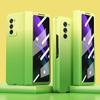 Comfortable Glass Protector Film Case For Samsung Galaxy Z Fold 2 Fold2 5g Fold3 Fold 3 Non -Fingerprint Phone Bag Funda