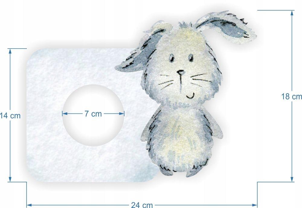 Protective Sticker for the Switch in a Child' Room - Rabbit