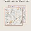 POBING Curled Twill Silk Scarf Women Funny ICE CREAM Double Side Printed Square Scarves Wraps Echarpes Foulards Femme Hijab 70CM