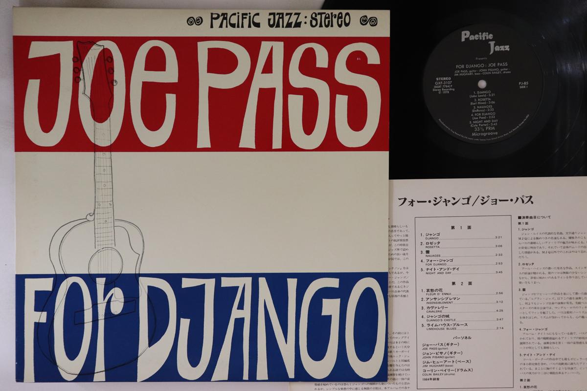 

LP Пластинка JOE PASS - Для Django GXF3107 PACIFIC JAZZ 1978 Япония Джаз