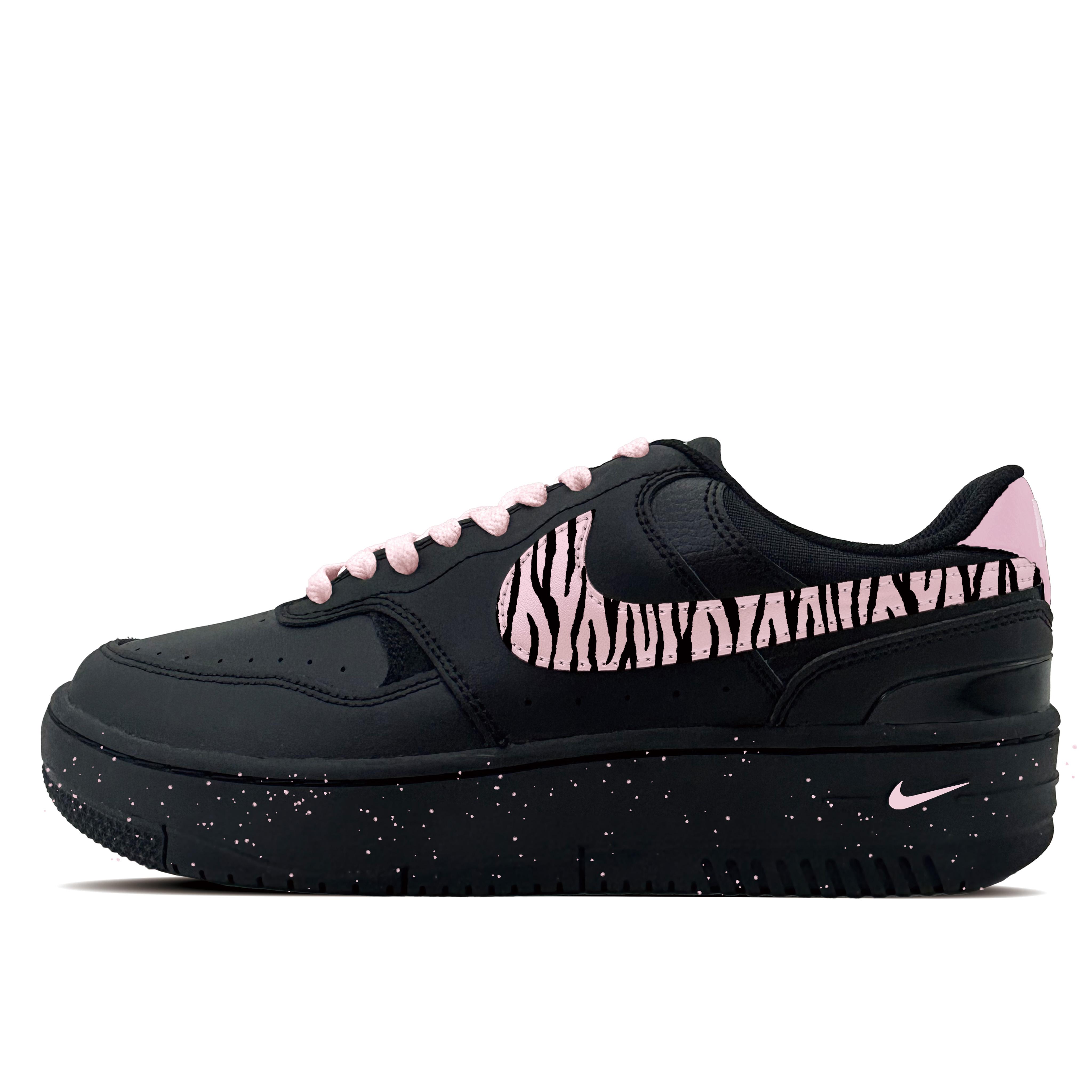 

Nike Gamma Force Competition Texture Synthetic Leather Abrasion Resistant Low top Skateboard Shoes Women s Black HQ1674-001(team-1081) 38.5