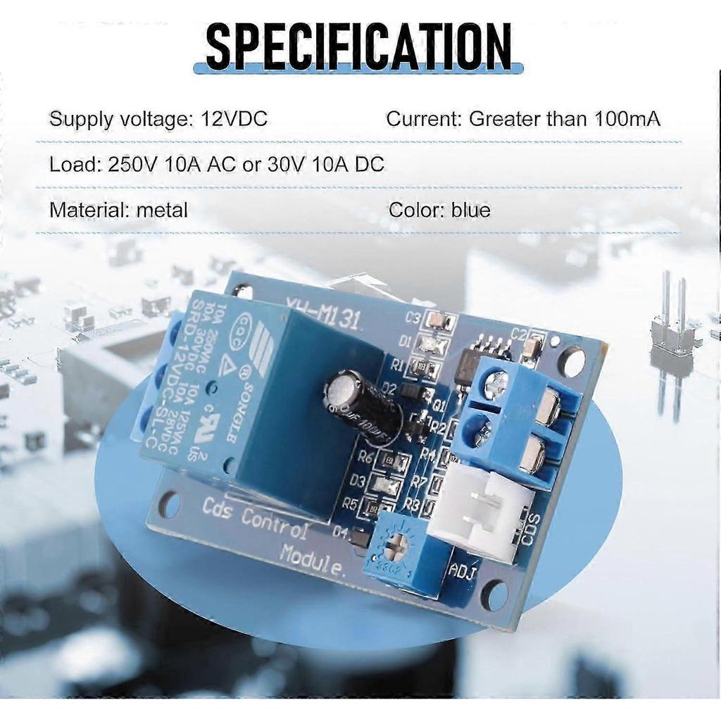 12V Light Switch Photo Resistor Relay Module Detection Sensor XHM131 Ref: 4507