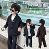 2025 Boys' Sparkling Silver Casual Suit Set