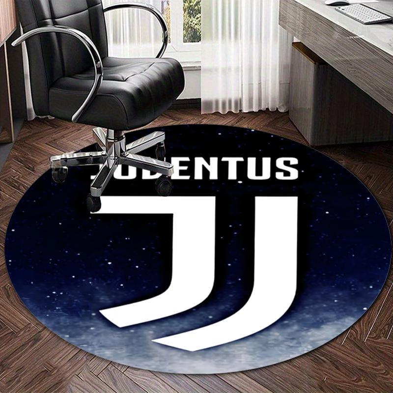 Personalized Juventus Round Chair Office Rug - Perfect for Mat, Office Chair & More - Ideal Gift for Birthdays and Holidays