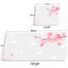 Japanese style Gaming Mouse Pad Pink Sakura Mousepads Black White XXL Large Desk Mat Art Mousepas New Office Laptop Gamer Rugs