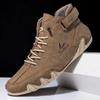Handmade Men's Retro Leather Boots, Fashionable Designer Shoes, Outdoor Boots, Men's Walking Shoes, Men's Breathable Boots