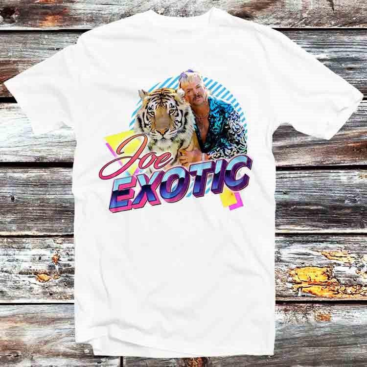 

Joe Exotic Free Tiger TV 80s T Shirt B809 XL