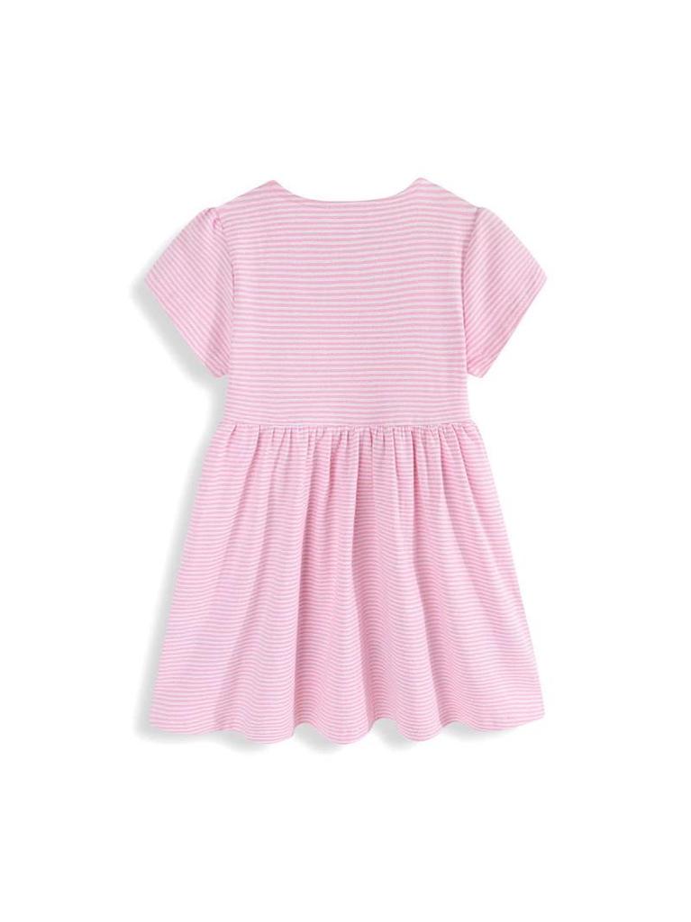 Spring/Summer Embroidered Cartoon Girls' Dresses - Trendy European & American Style