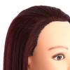 1Pc 60cm Hair Hairdressing Practicing Model Mannequin Dummy Head With Clamp Red