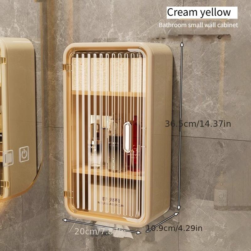 Bathroom storage box toilet for face wash paper storage waterproof bathroom small wall cabinet artifact