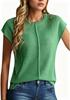 Cross2026 Women's Quick-Dry Versatile Solid Color Slimming Fashion Top - Daily Breathable Commuting Style