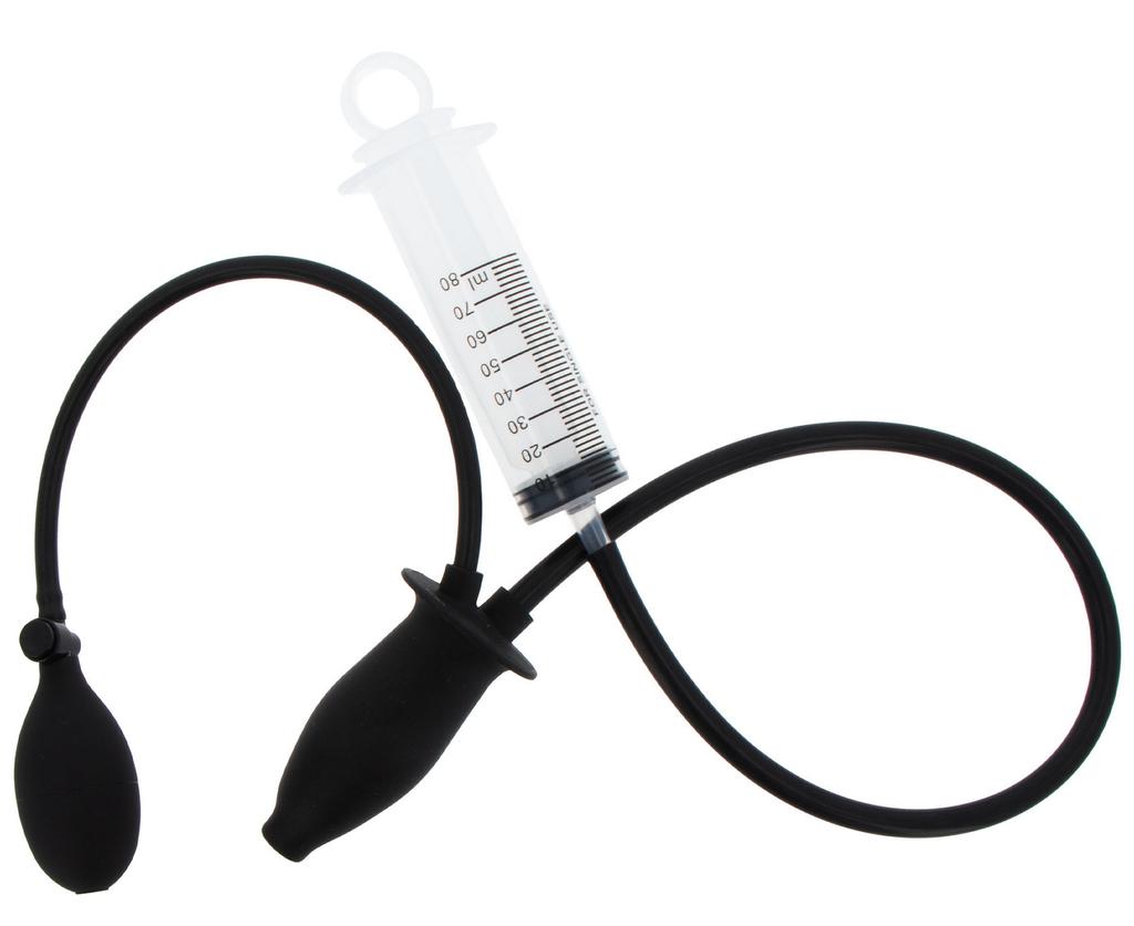 Lubinflat Butt Inflatable Plug 10.5 X 4 Cm Black