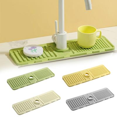 Protector de Stropi din Silicon pentru Robinetul Chiuvetei Multifuncțional Depozitare Săpun de Toaletă Drenaj Covoraș Protecție Gadgeturi Chiuvetă Bucătărie