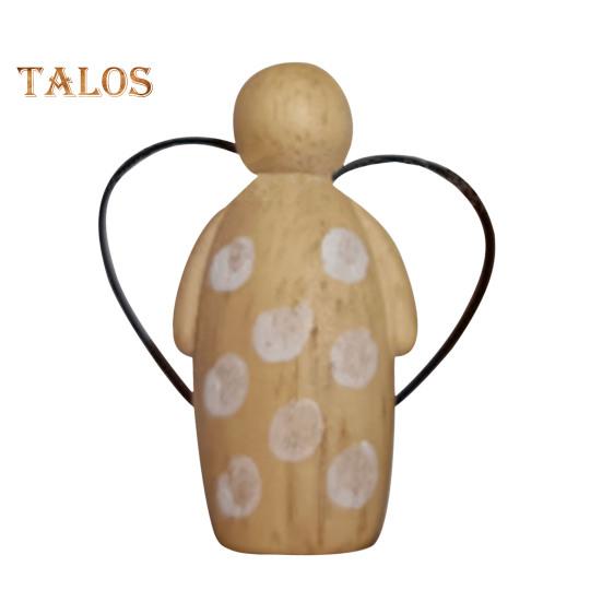 

Ангел-хранитель в коробке для особенного друга, деревянная фигурка ангела ручной работы с проволочными крыльями, открытка с эмоциональной поддержкой, настольная статуэтка ангела для каминного столика 1pc