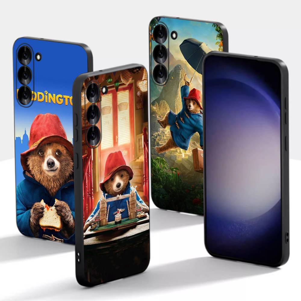Cute P-Paddington B-BearS Case For Samsung Galaxy Case S25 S23 S22 S21 S30 S20 S10 Ultra Plus FE TPU Soft Cover