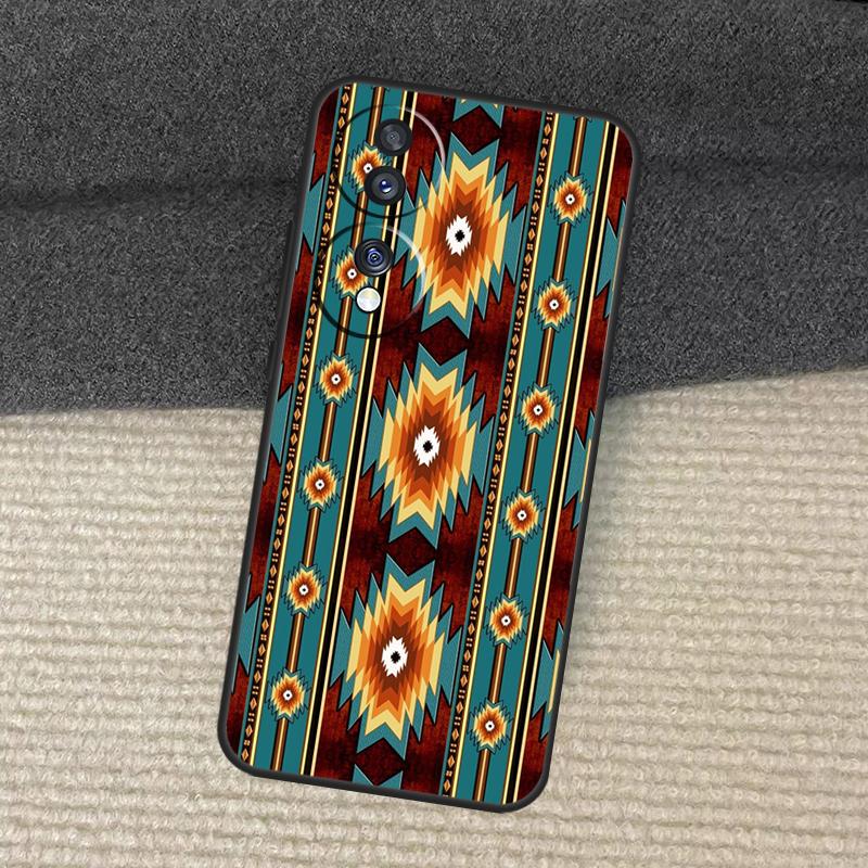 Navajo-Print-Muster Hülle für Honor Magic 7 5 6 Lite Honor 50 70 90 Lite 200 Pro X8b X9a X8a X8 X9 X9c X9b Abdeckung