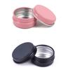 4Pcs Aluminum Tin Jar, Leak Mini Proof Refillable Bottle Salve Tin, Screw Lid Metal Tins Containers for Spice Powder Candies