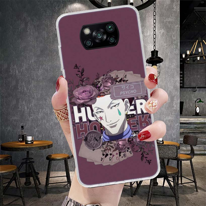 Hunter HXH Hisoka Phone Case For Xiaomi Redmi 15C 15 13C 13 Poco X5 X6 X7 F7 Ultra M7 12C 12 10 10C 9C 9A 9T 9 Fundas Poco X3 X4