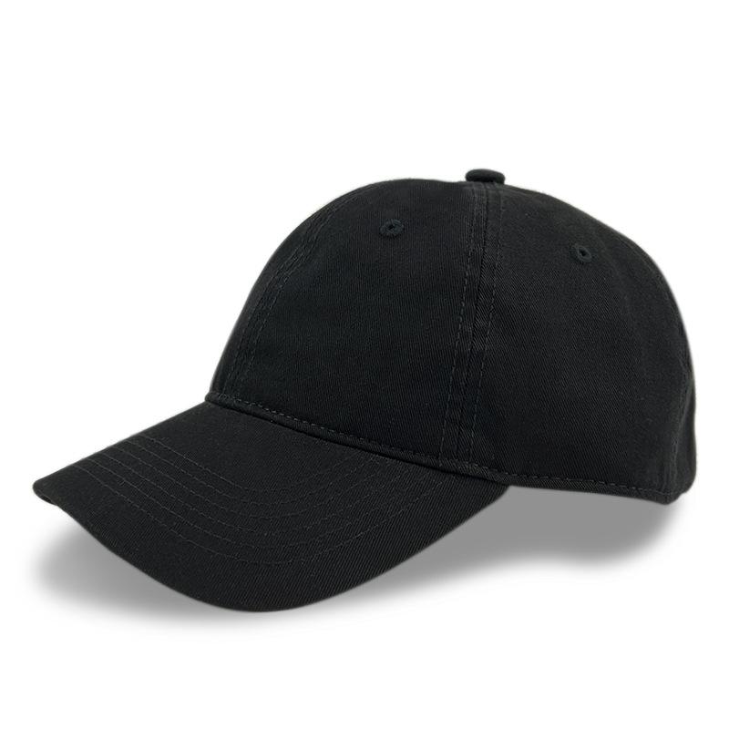 New Soft Top High Quality Washing Baseball Cap Korean Version Solid Color Breathable Sun Protection Cap High-end Old Baseball Cap