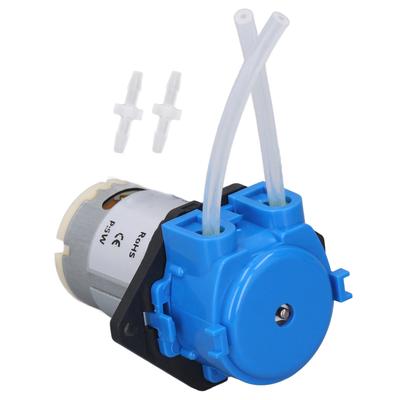 Mini Bomba Peristáltica Pequeña Bomba Dosificadora de Líquido para Acuario Dispositivos de Laboratorio 5W 60ml/min 12V
