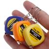 1PCS Mini Steel Tape Measure Children Height Ruler Keychain Easy Retractable Measure Tape Key Chain Small Tape Measure Keychain