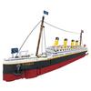 1507 Teile neues großes Titanic kreatives Modellbaustein-Set, Herausforderung für Erwachsene riesiges Titanic Kreuzfahrtschiff Modellbau Spielzeug