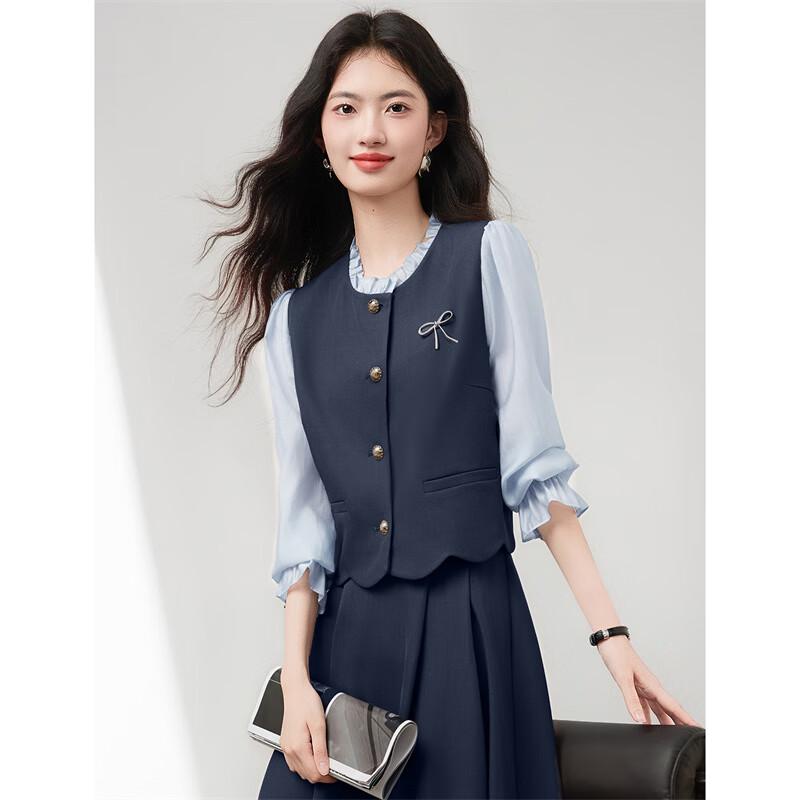 

Xinfeiyu Французский Элегантный Короткий Жакет для Женщин XL