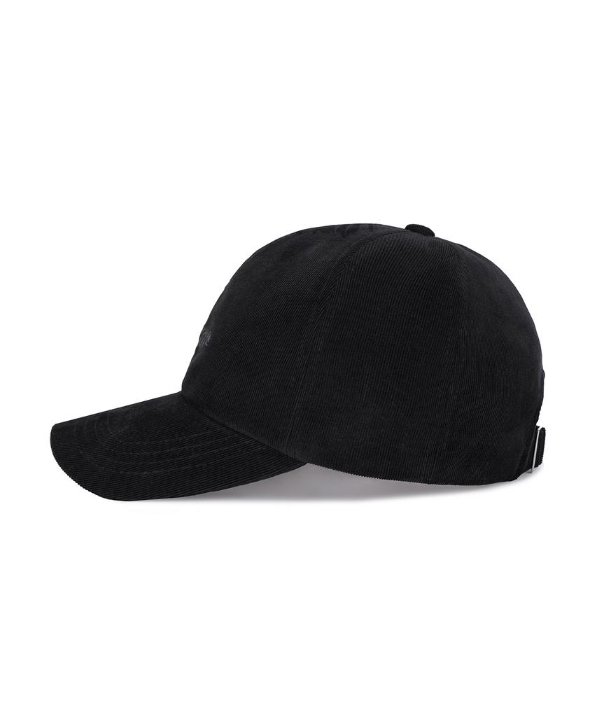 Bajal Chain Logo Corduroy Og Fit Ball Cap Black