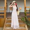 French Red Polka Dot Suspender Dress Women's Summer New Chic and Thin A-shaped Skirt Slim Holiday Dress