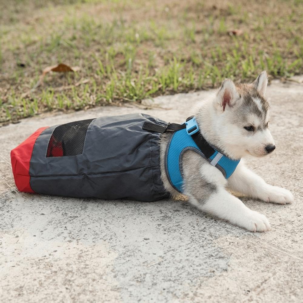 Soft Lining Dog Drag Bag Wear Tough Paralyzed Pet Bag Light Weight Disabled Dog Bag  Indoor Use