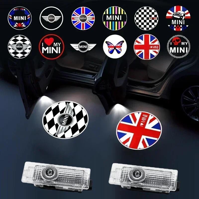 2Pcs Led Welcome Light Car Door Projector Lamps For BMW Mini Cooper One S JCW Countryman R56 R50 R53 F56 F55 R60 R57 Accessories TA1