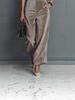 European & American Stylish Gold Velvet Long Sleeve High Collar Sports Set for Women - Autumn/Winter Fashion