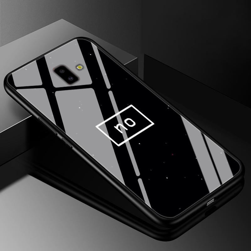 For Samsung J6 2018 Case Cover Tempered Glass Cases for Samsung Galaxy J4 J6 Plus 2018 J8 J7 J730 2017 Prime Hard Back Bumper J6