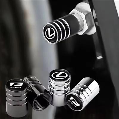 4 Stuks Auto Metaal Wiel Band Ventiel Luchtventiel Dop Voor Lexus F SPORT IS250 IS200 CT200h GS300 LS430 RX450h LX570 IS300 ES300h NX300h
