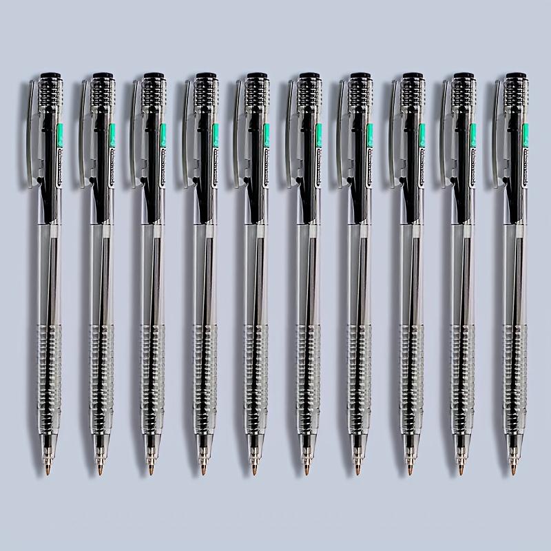 10/5pcs Push Ballpoint Pen 0.7mm Office Writing Ballpoint Pen, Smooth Writing, for office and student writing, Retractable point