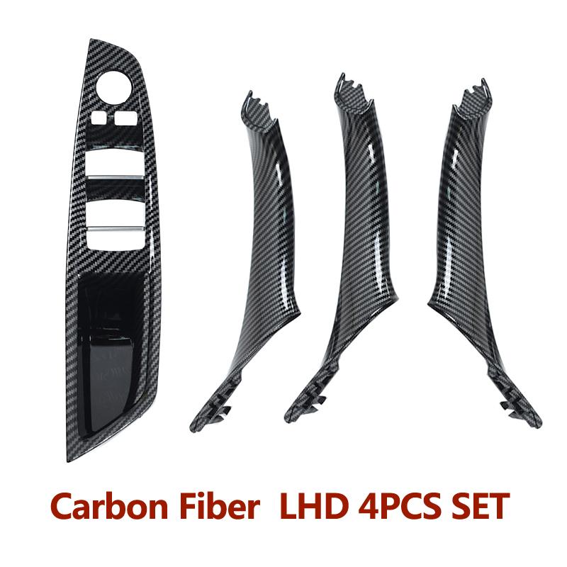 Qualidade Interior Painel de Apoio de Braço da Porta Dianteira Acabamento Puxador Conjunto Substituição Para BMW Série 5 F10 F11 F18 520i 523i 525i 528i 535i