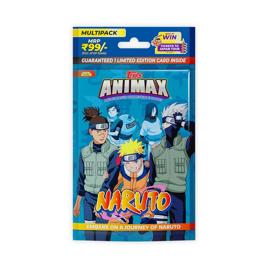 

Topps Animax 2024 Official Naruto Collectible Card Game Multipack -