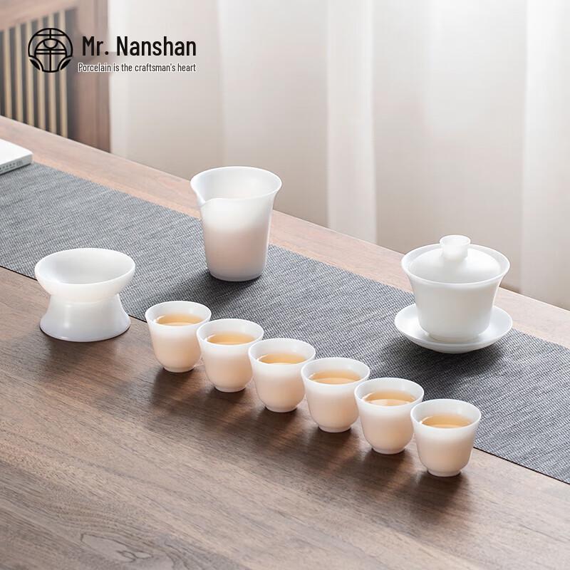 Mr. Nanshan Kung Fu Ice Jade Porcelain Tea Set