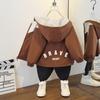 Small Baby Cartoon Hooded Tops Boys and Girls Fall Jacket Spring and Autumn Section of The Children's Fall Thin Jacket