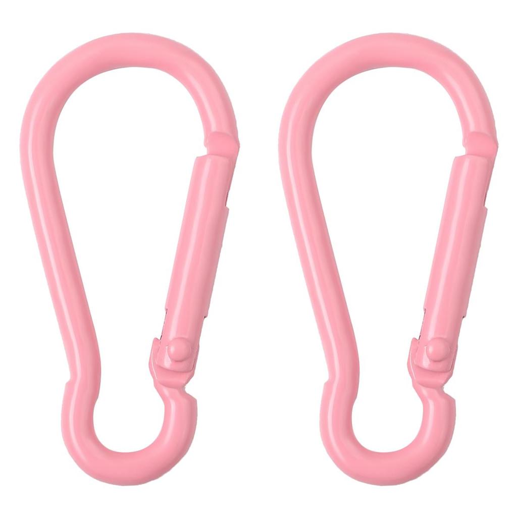 1-10 Stück Aluminium Sprühlackiert Ovalbahn Kletterverschluss Karabiner für Schlüssel Tasche Zubehör