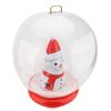 Glob Ornament gonflabil de Crăciun 23,6 Inch PVC cu LED Luminos Om de zăpadă de Crăciun Glob gonflabil Exterior