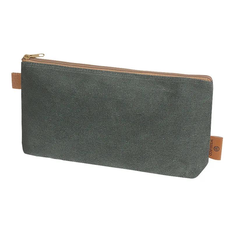 

Portable wet waxed canvas Tool Bag Waterproof Hardware Storage Bags Multi-function Small Tool Bag High Quality Organizer S лес зеленый